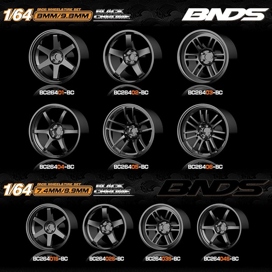 い*そ様 新品未使用！1/64スケール　チューニングパーツ BNDS ホイールマ 楽天市場】BNDS BNDS 1/64 アルミ ホイール エッチングパーツ